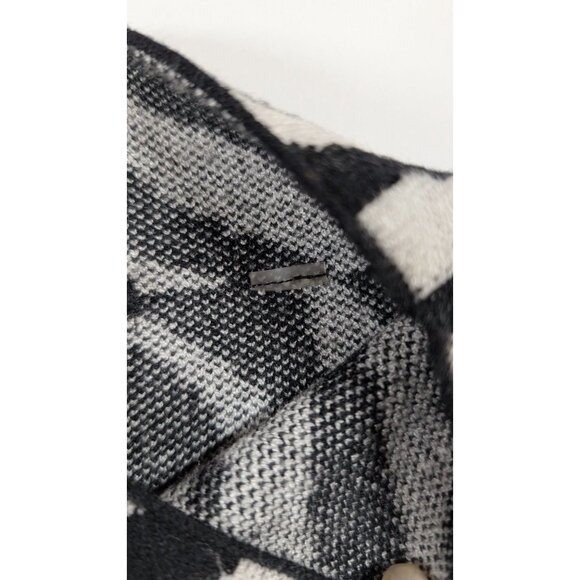 T Tahari Zebra Print Sleeveless Sweater Mock Neck Top Edgy Mob Wife - Picture 5 of 8